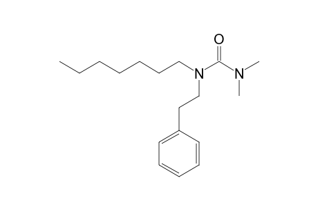 Urea, N,N-dimethyl-N'-(2-phenylethyl)-N'-heptyl-