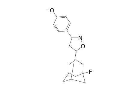 5-FLUORO-3'-(PARA-METHOXYPHENYL)-4'-HYDROSPIRO-[ADAMANTANE-2:5'-DELTA(2)-ISOXATHIAZOLINE]