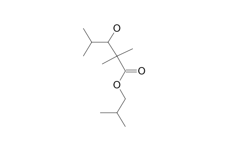 Pentanoic acid, 2,2,4-trimethyl-3-hydroxy-, isobutyl ester