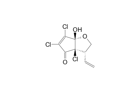 5,7,8-TRICHLORO-1BETA-HYDROXY-6-OXO-4ALPHA-VINYL-2-OXABICYCLO[3.3.0]HEPT-7-ENE