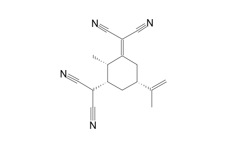 2-[(2S,3S,5R)-3-(dicyanomethyl)-5-isopropenyl-2-methyl-cyclohexylidene]malononitrile