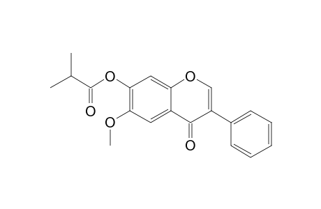 7-Hydroxy-6-methoxyisoflavone, 2-methylpropionate