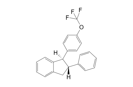 trans-2-Phenyl-1-(4-(trifluoromethoxy)phenyl)-2,3-dihydro-1H-indene