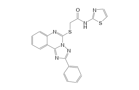 acetamide, 2-[(2-phenyl[1,2,4]triazolo[1,5-c]quinazolin-5-yl)thio]-N-(2-thiazolyl)-