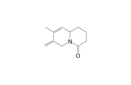 8-Methyl-7-methylene-2,3,6,9a-tetrahydro-1H-quinolizin-4-one