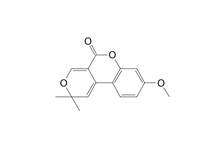 8-Methoxy-2,2-dimethyl-2H-pyrano[4,5-c]coumarine