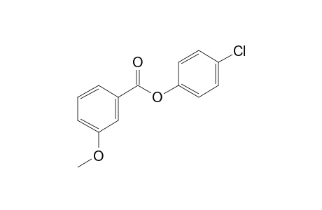 m-Anisic acid, 4-chlorophenyl ester