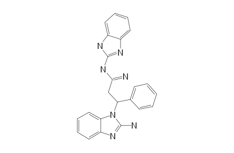 3-(2-AMINOBENZIMIDAZOL-1-YL)-3-PHENYLPROPIONIC-ACID-BENZIMIDAZOL-2-YLAMIDINE