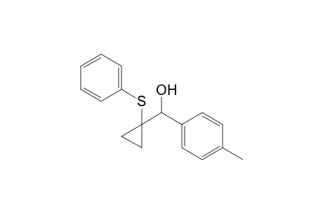 (1-phenylsulfanylcyclopropyl)-(p-tolyl)methanol