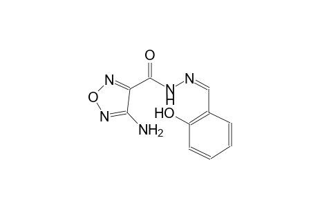 1,2,5-oxadiazole-3-carboxylic acid, 4-amino-, 2-[(Z)-(2-hydroxyphenyl)methylidene]hydrazide