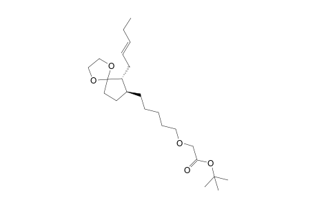 tert-Butyl [5-(6-Pent-2-enyl-1,4-dioxaspiro[4.4]nonan-7-yl)pentyloxy]acetate
