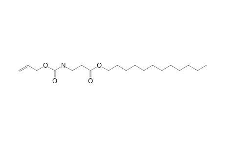 .beta.-Alanine, N-allyloxycarbonyl-, dodecyl ester