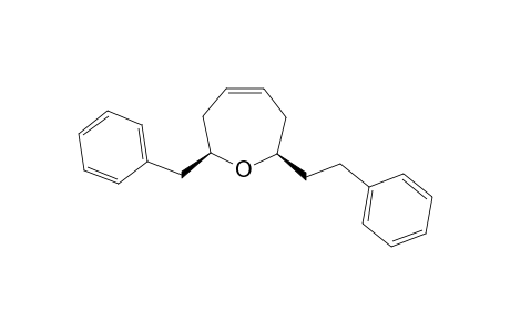 (2R*,7R*)-(Z)-2-Benzyl-7-phenethyl-2,3,6,7-tetrahydrooxepine