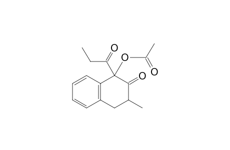 1-Acetoxy-3,4-dihydro-3-methyl-1-propionylnaphthalen-2(1H)-one