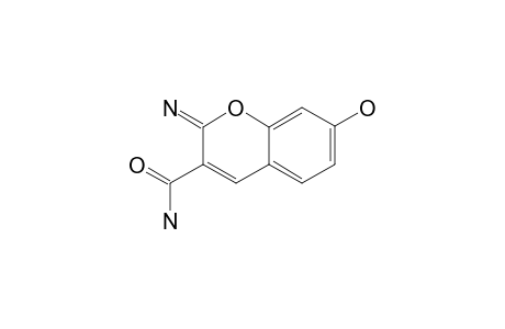 2-IMINO-7-HYDROXY-2H-BENZOPYRAN-3-CARBOXAMIDE