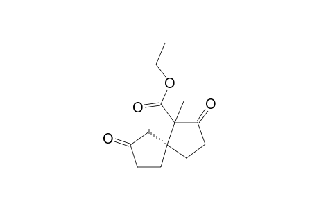 Ethyl 1-methyl-2,7-dioxospiro[4.4]nonane-1-carboxylate