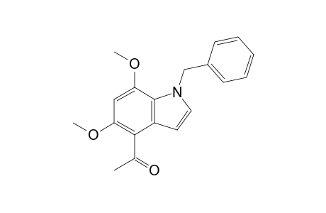 4-Acetyl-1-benzyl-5,7-dimethoxyindole