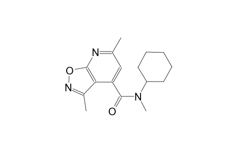 isoxazolo[5,4-b]pyridine-4-carboxamide, N-cyclohexyl-N,3,6-trimethyl-
