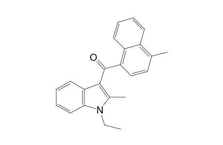1-Ethyl-2-methyl-3-(4-methyl-1-naphthoyl)indole