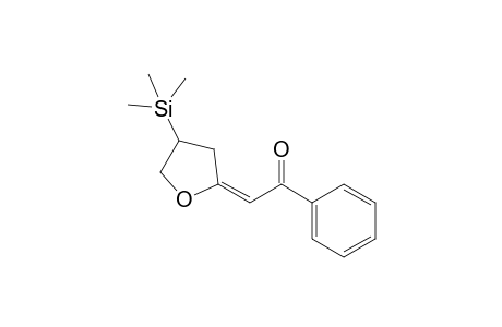 (2E)-1-phenyl-2-(4-trimethylsilyl-2-oxolanylidene)ethanone