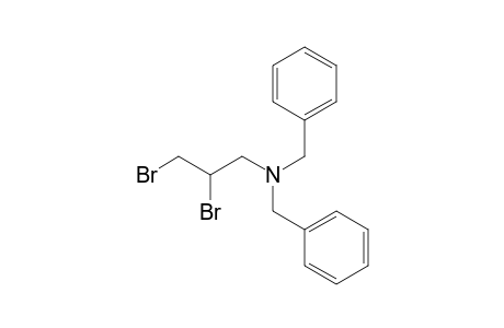 2,3-bis(bromanyl)-N,N-bis(phenylmethyl)propan-1-amine