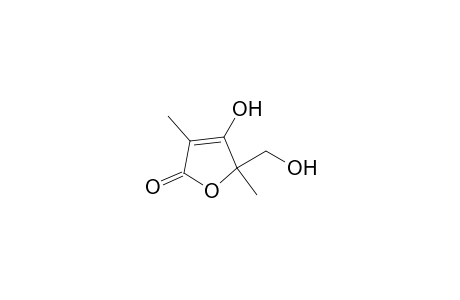 2(5H)-Furanone, 4-hydroxy-5-(hydroxymethyl)-3,5-dimethyl-, (.+-.)-