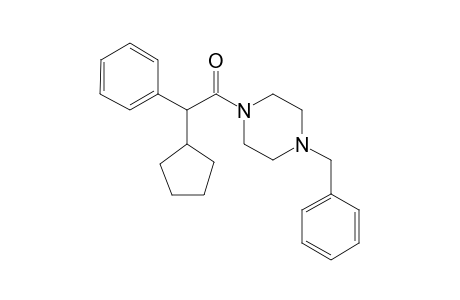 1-(4-benzylpiperazin-1-yl)-2-cyclopentyl-2-phenyl-ethanone