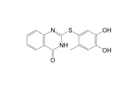 2-[(4,5-Dihydroxy-2-methylphenyl)thio]quinazolin-4(3H)-one