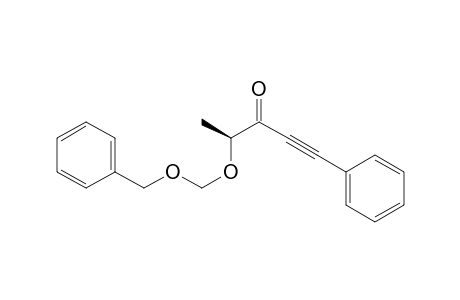 1-Pentyn-3-one, 1-phenyl-4-[(phenylmethoxy)methoxy]-, (S)-