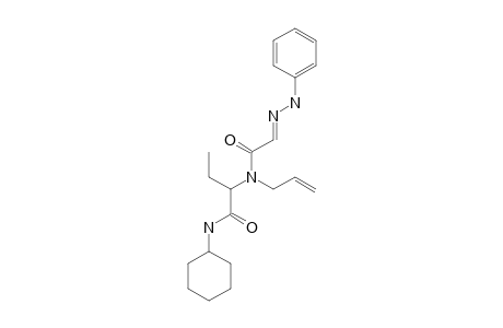 (E)-2-[N-ALLYL-2-(PHENYLHYDRAZONO)-ACETAMIDO]-N-CYCLOHEXYLBUTANAMIDE