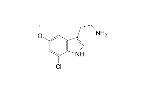 2-(7-Chloro-5-methoxy-1H-indol-3-yl)ethanamine