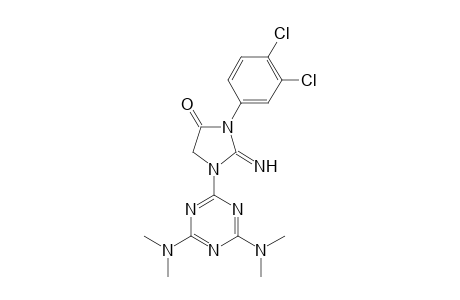 1-[4,6-bis(dimethylamino)-1,3,5-triazin-2-yl]-3-(3,4-dichlorophenyl)-2-imino-4-imidazolidinone