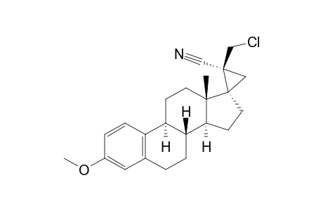 17,21-Cyclo-19-norpregna-1,3,5(10)-triene-20-carbonitrile, 20-(chloromethyl)-3-methoxy-, (20S)-