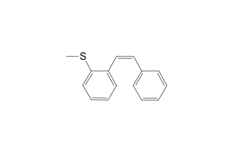 1-(2-methylthio-phenyl)-2-phenyl-Z-ethene