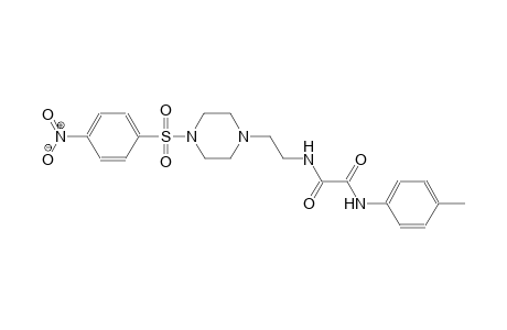 ethanediamide, N~1~-(4-methylphenyl)-N~2~-[2-[4-[(4-nitrophenyl)sulfonyl]-1-piperazinyl]ethyl]-