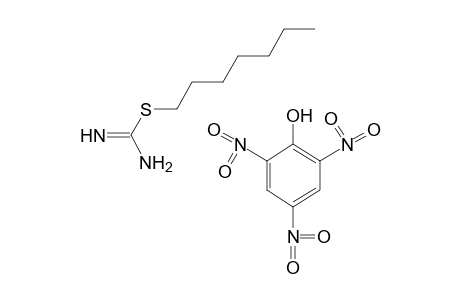2-HEPTYL-2-THIOPSEUDOUREA, COMPOUND WITH PICRIC ACID