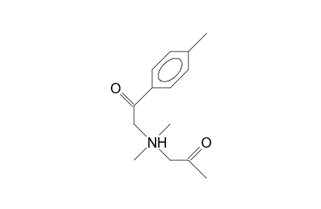 N-Acetonyl-N,N-dimethyl-N-(4-methyl-phenacyl)-ammonium cation