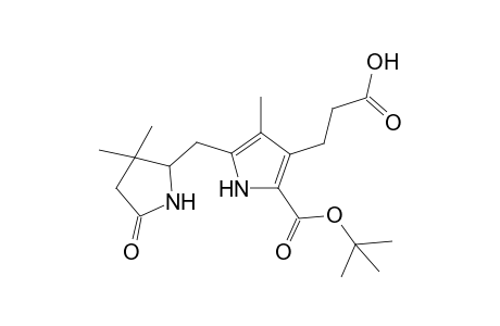 rac-(Z)-9-tert-Butyloxycarbonyl-2,3,4,5-tetrahydro-3,3,7-trimethyl-dipyrrin-1-one-8-propanoic Acid