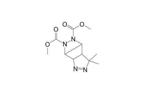 dimethyl(1.alpha.,2.beta.,5.beta.,6.alpha.)-9,9-dimethyl-3,4,7,8-tetraazatricyclo[4.3.0.0(2,5)non-7-ene-3,4-dicarboxylate