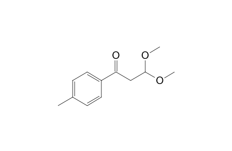 3,3-Dimethoxy-1-(p-tolyl)propan-1-one