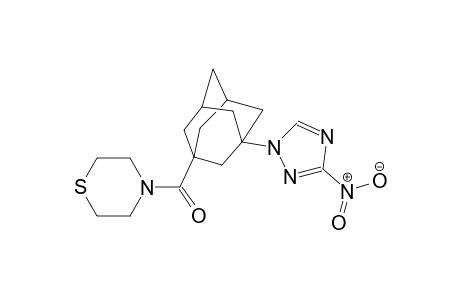 4-{[3-(3-nitro-1H-1,2,4-triazol-1-yl)-1-adamantyl]carbonyl}thiomorpholine