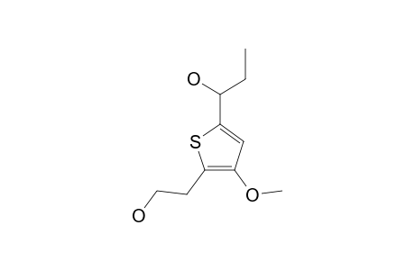 5-(1-HYDROXYPROPYL)-3-METHOXY-2-THIOPHENETHANOL
