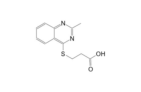 3-[(2-Methyl-4-quinazolinyl)sulfanyl]propanoic acid