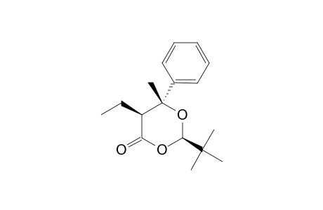(2R,5S,6R)-2-tert-Butyl-5-ethyl-6-methyl-6-phenyl-1,3-dioxan-4-one