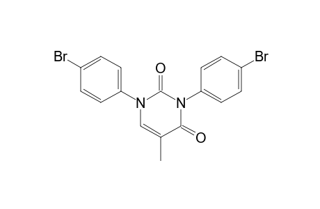 1,3-bis(p-Bromophenyl)-5-methylpyrimidine-2,4(1H,3H)-dione
