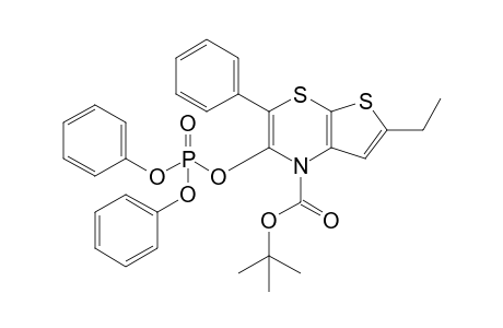 2-(Diphenoxy-phosphoryloxy)-6-ethyl-3-phenyl-thieno[2,3-b][1,4]thiazine-1-carboxylic acid tert-butyl ester