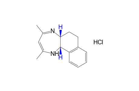 cis-2,4-dimethyl-5a,6,7,11b-tetrahydro-1H(or 5H)-naphtho[1,2,-b]- [1,4]diazepine, monohydrochloride