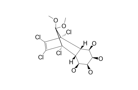 (2R*,3S*,4S*,5R*,6R*,7S*)-1,8,9,10-TETRACHLORO-11,11-DIMETHOXYTRICYCLO-[6.2.1.0-(2,7)]-UNDEC-9-ENE-3,4,5,6-TETRAOL