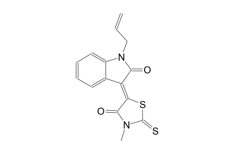 (3Z)-1-allyl-3-(3-methyl-4-oxo-2-thioxo-1,3-thiazolidin-5-ylidene)-1,3-dihydro-2H-indol-2-one