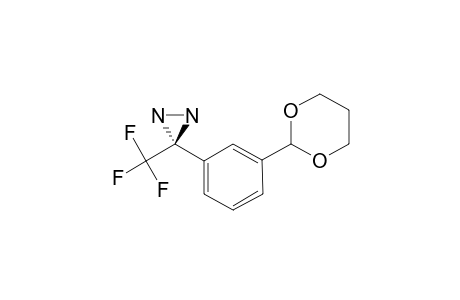 3-[3-(1,3-DIOXAN-2-YL)-PHENYL]-3-(TRIFLUOROMETHYL)-DIAZIRIDINE